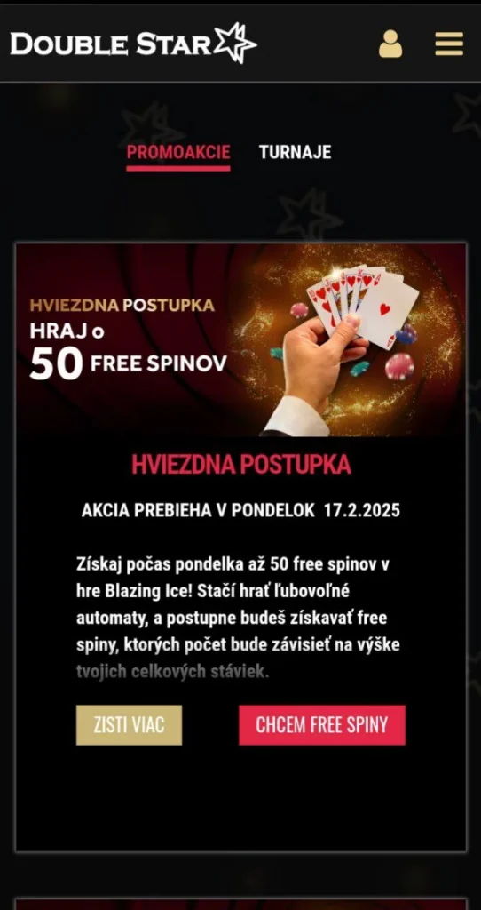 nové casino doublestar na Slovensku