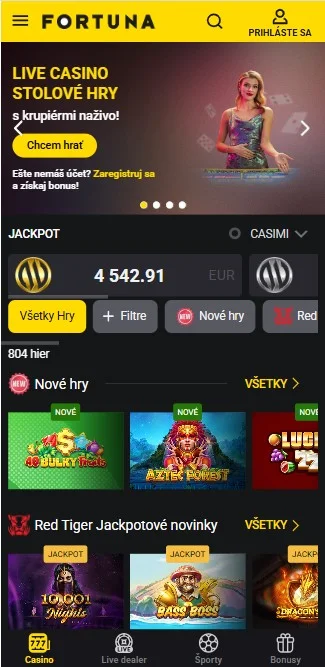 fortuna bonus free spiny dnes