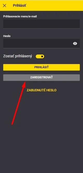 registracija ifortuna korak 2