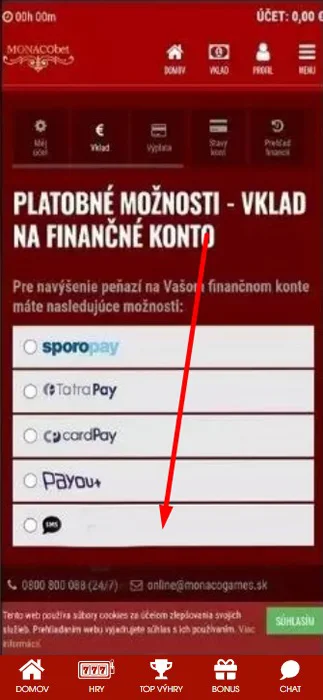 monacobet korak 3