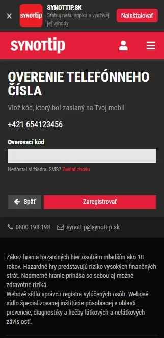 sinotip korak 6