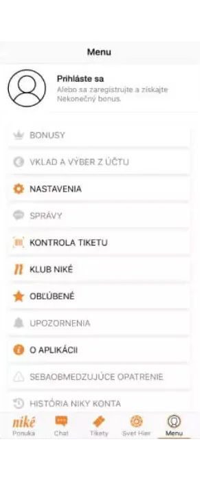 Vyberte platobnú metódu.