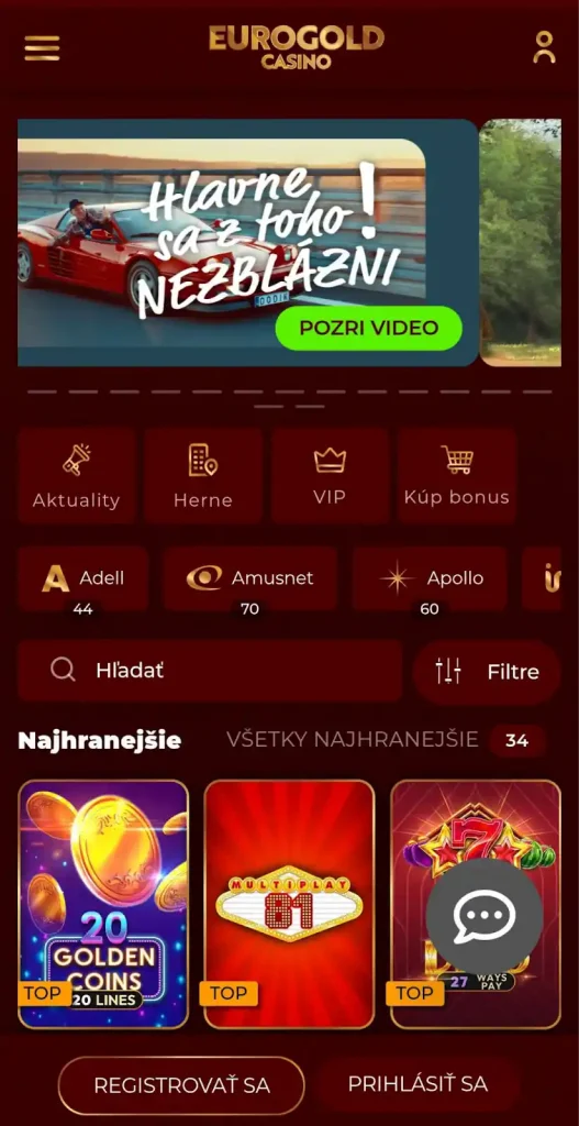 Mobilná verzia