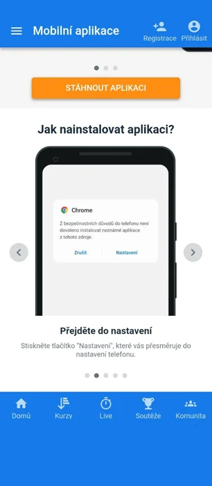 Povoľte sťahovanie