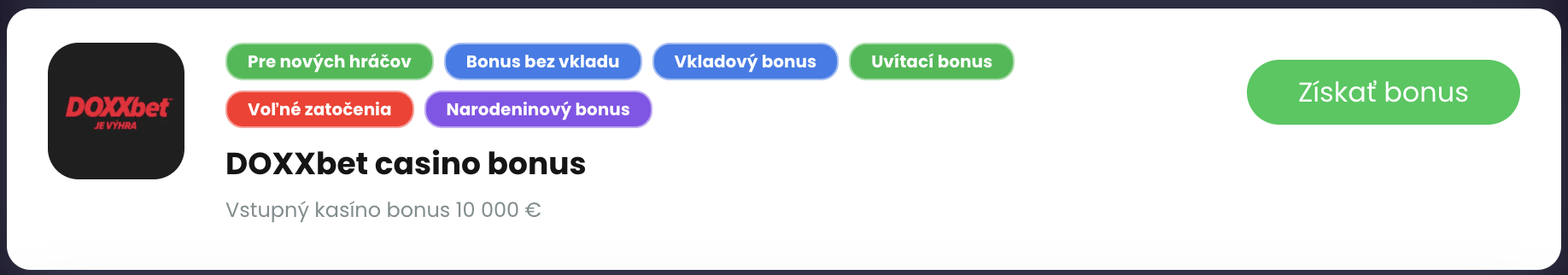 bonus-money with no deposit