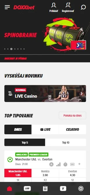 Promo kód DOXXbet
