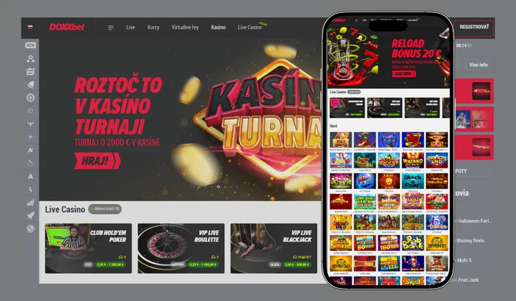 TOP 3 slovenské kasína slots DOXXbet Casino