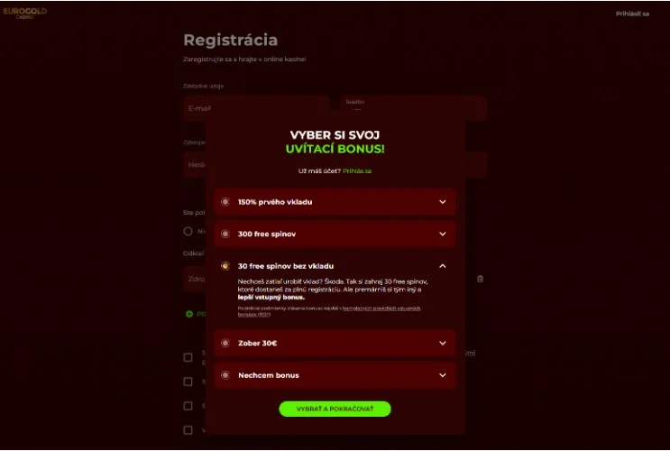 Eurogold promo kód