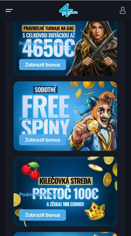 Bonusy na casino hry