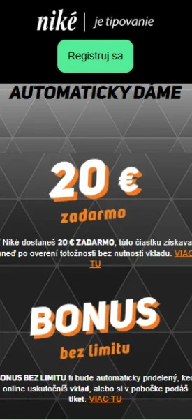 Niké: 20€
