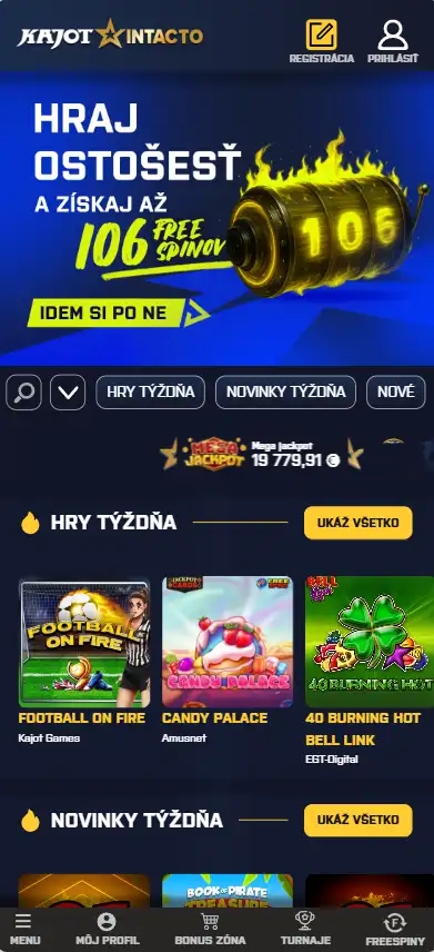 Kajot Intacto Casino