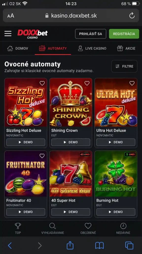 Ovocné automaty